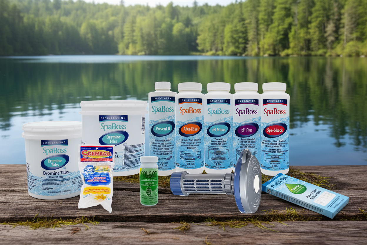 SpaBoss Full Product Line – Nature Background