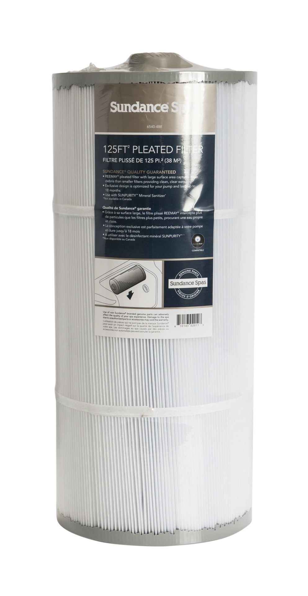 Sundance® 125 sq ft Pleated Filter Cartridge (6540-488S)