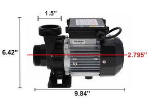 LX WE14 1/4 HP 240V Single-Speed Circulation Pump 1.5" (10-WE14-240)