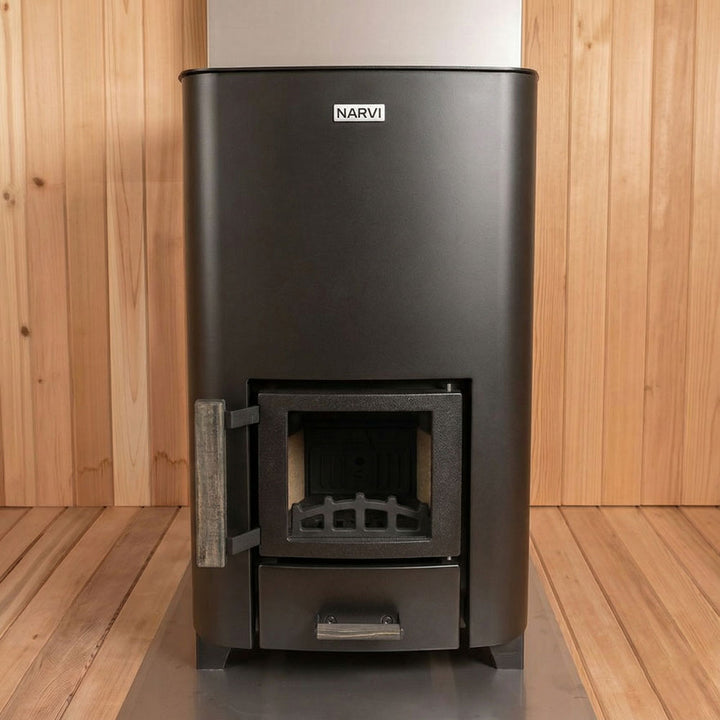 Narvi NC Black Wood Burning Heater
