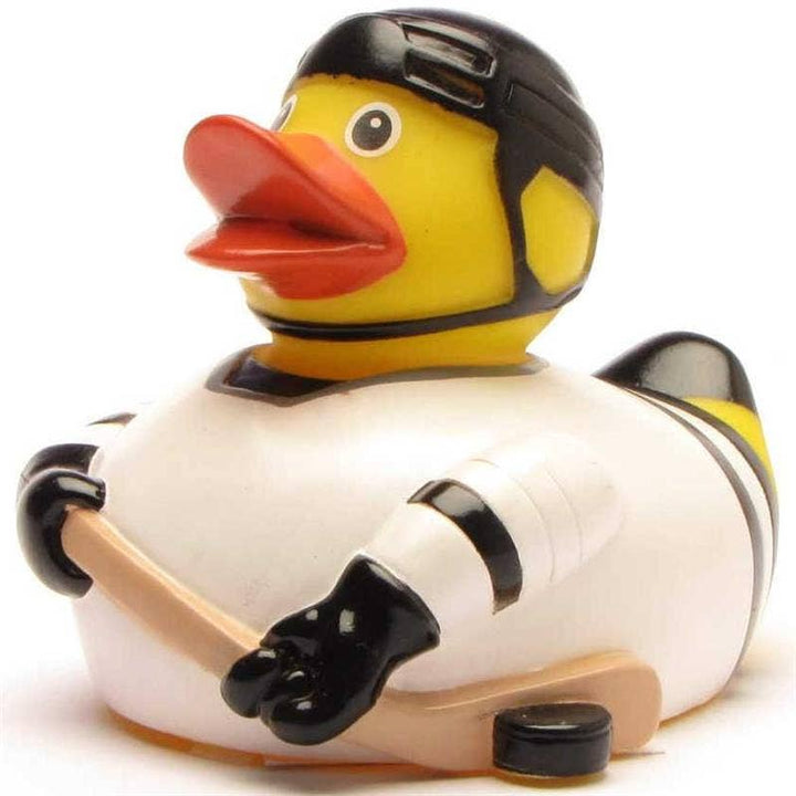 Ice hockey rubber duck