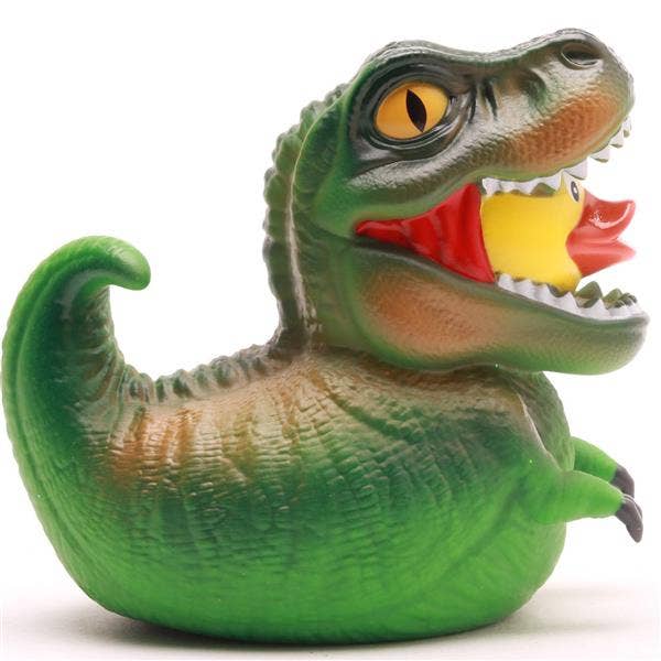 T-Rex Bath Duck - green - Rubber Duck