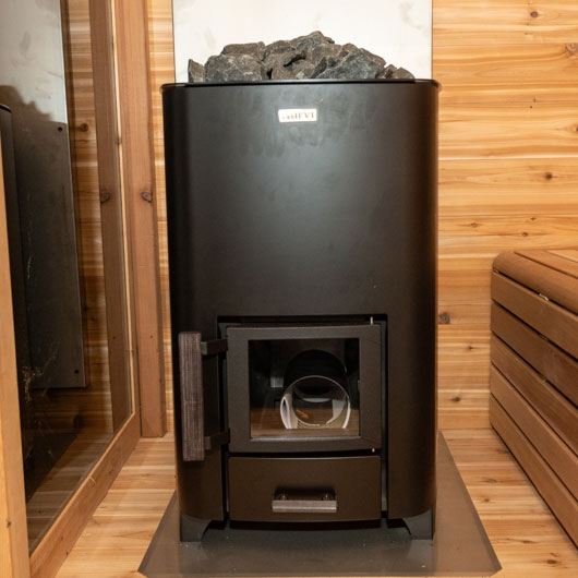 Narvi NC Black Wood Burning Heater