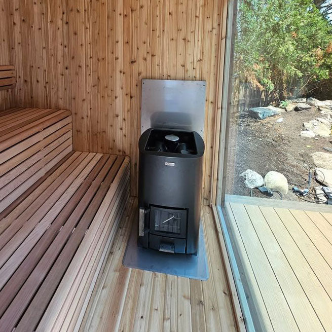Narvi NC Black Wood Burning Heater