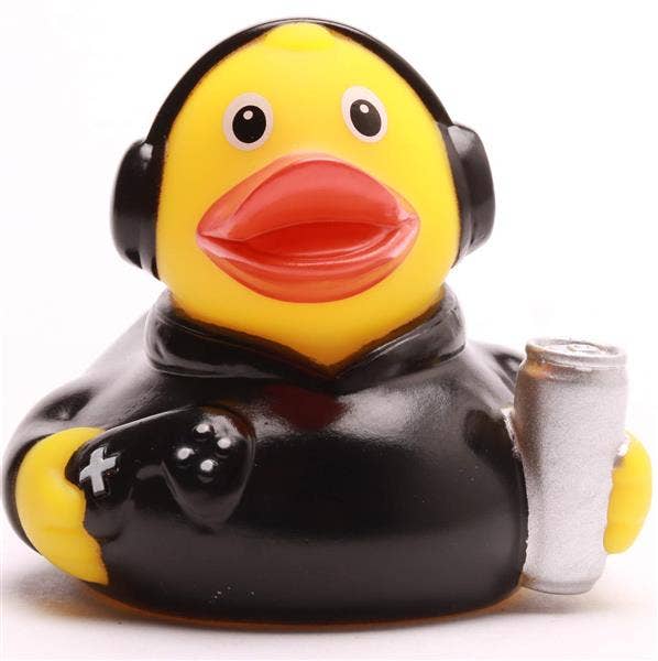 Gamer rubber duck