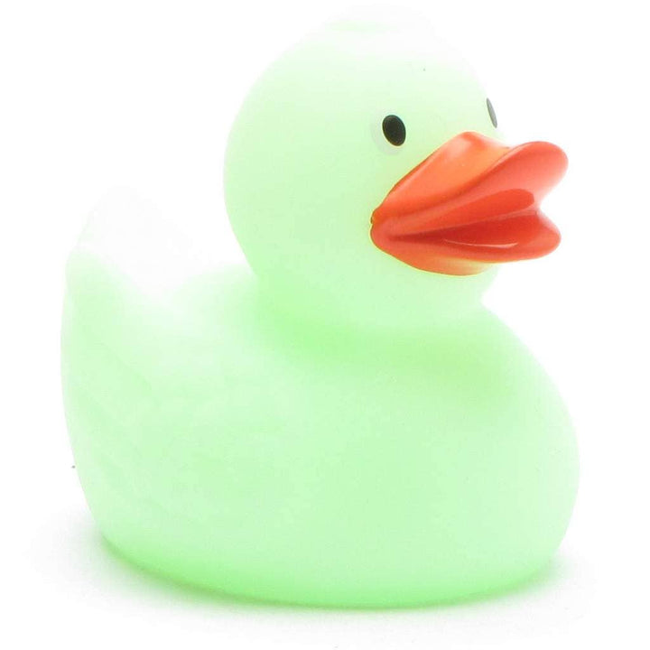 Glow-in-the-dark rubber duck - green