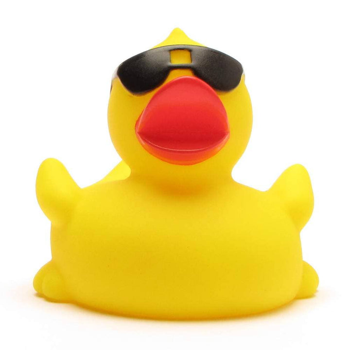 Rubber duck with sunglasses
