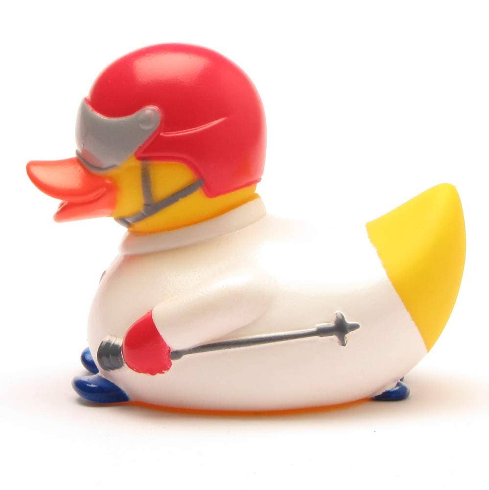 Skier rubber duck