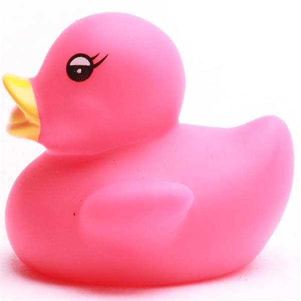 Mini rubber duck - pink
