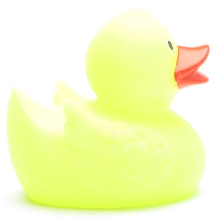 Glow-in-the-dark rubber duck - yellow