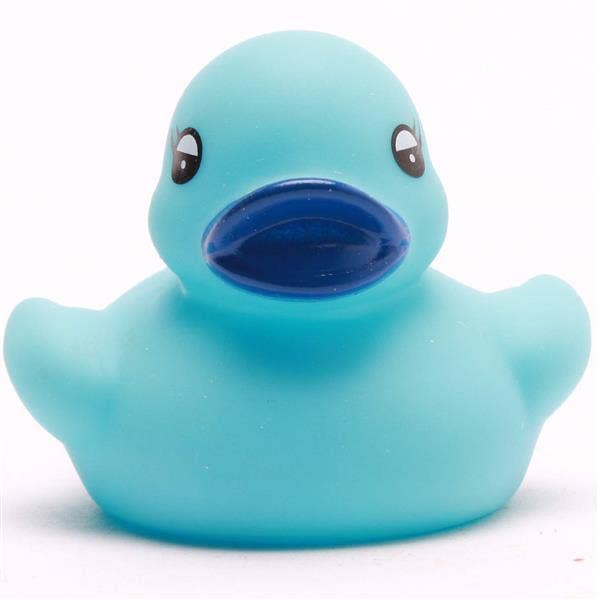 Mini rubber duck - blue