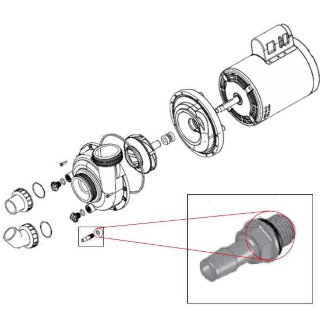 Sundance Spas Pump O-Ring  .6"
