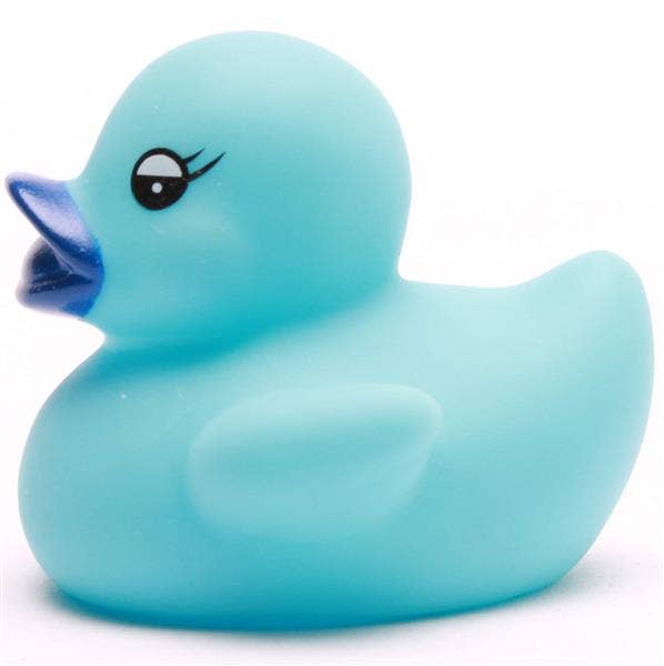Mini rubber duck - blue