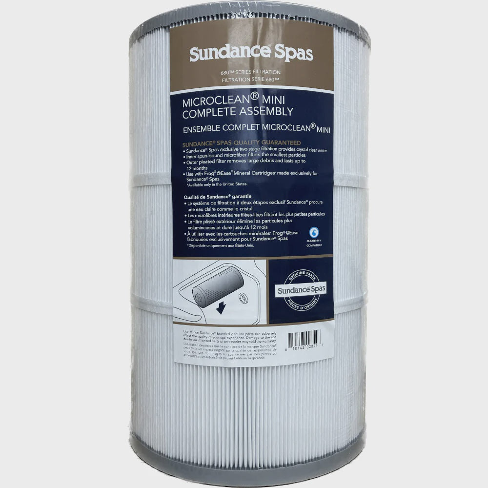 6541-460S Sundance® MicroClean Mini Filter Complete Assembly for 2023+ 680 Sundance Spas