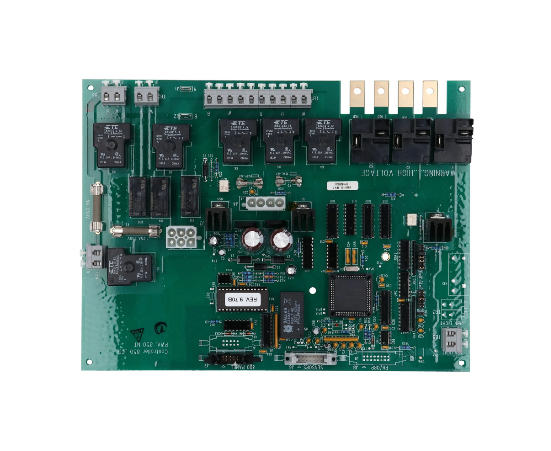 Sundance® / Jacuzzi® J‑300 Series 3‑Pump LCD System Circuit Board Part #6600‑101