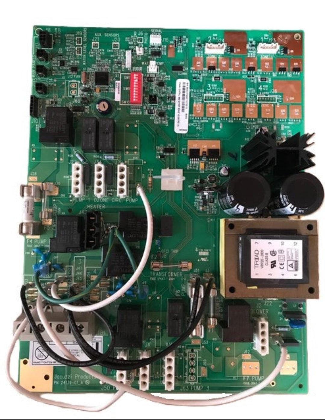 Sundance® / Jacuzzi® 880 Series Control Board – 1‑ &amp; 2‑Pump Systems (06/2020+) Part 