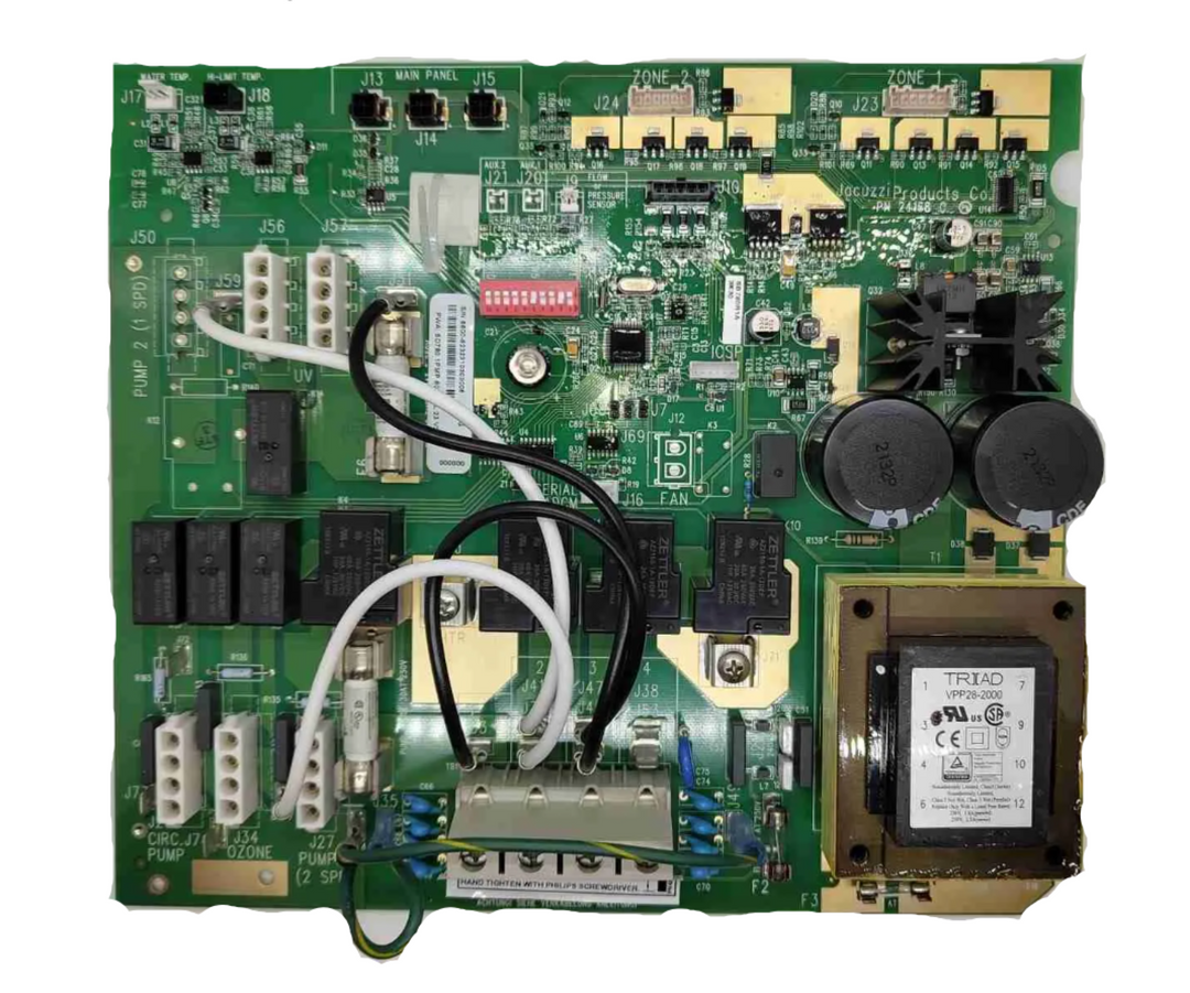 Sundance® / Jacuzzi® 780 Series 1‑Pump Control Board (Dover Only) – 60 Hz (2023+) Part 