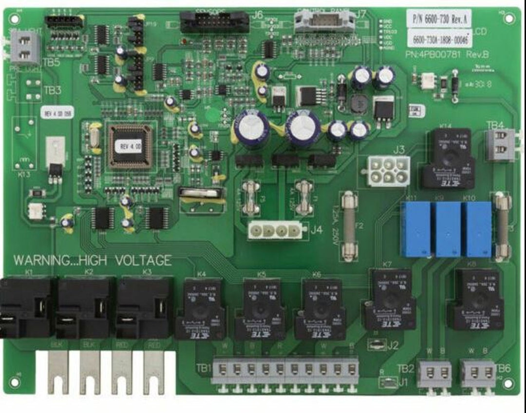 Sundance® / Jacuzzi® 3‑Pump Main System Circuit Board (Formerly 6600‑028) Part 