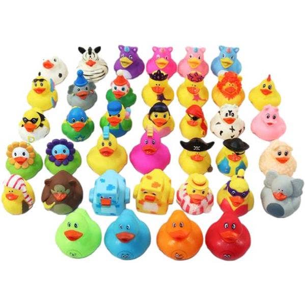 Mini rubber duck- Colorful and party theme