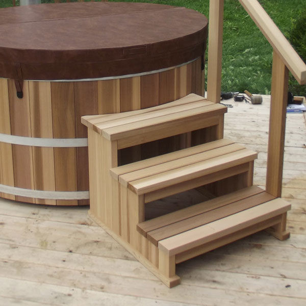 3 Tier Steps with Railing