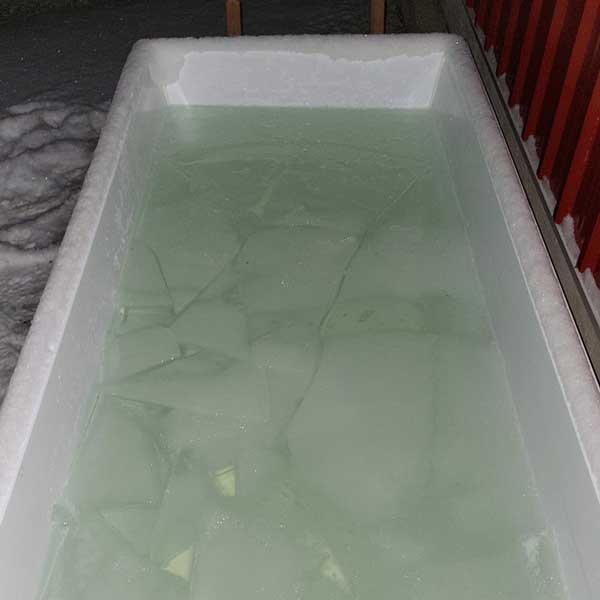 White Plastic Interior Liner Glacier Cold Plunge