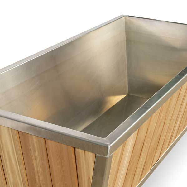 Stainless Steel Interior for Glacier Cold Plunge