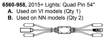 2015 880/2014-17 780/880 series 2015-2018: Lights: Quad Pin 54"