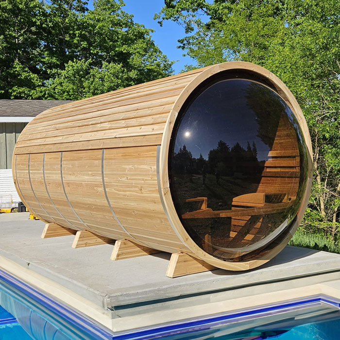 Panoramic Barrel Saunas