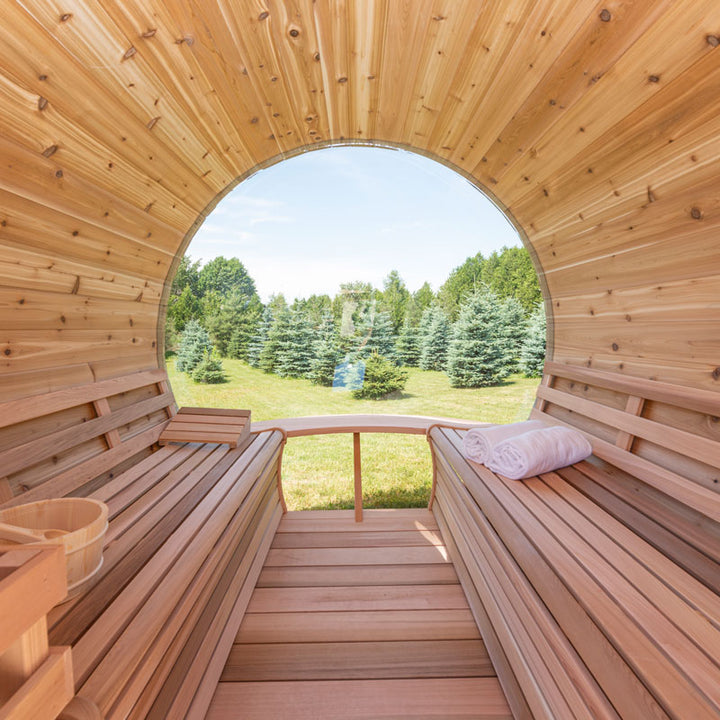 Panoramic Barrel Saunas