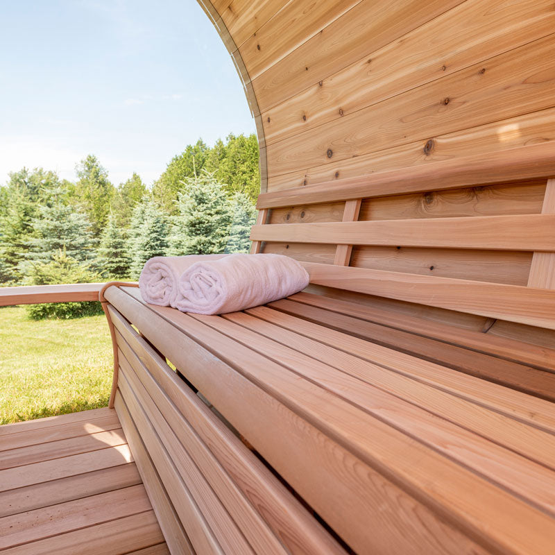 Panoramic Barrel Saunas