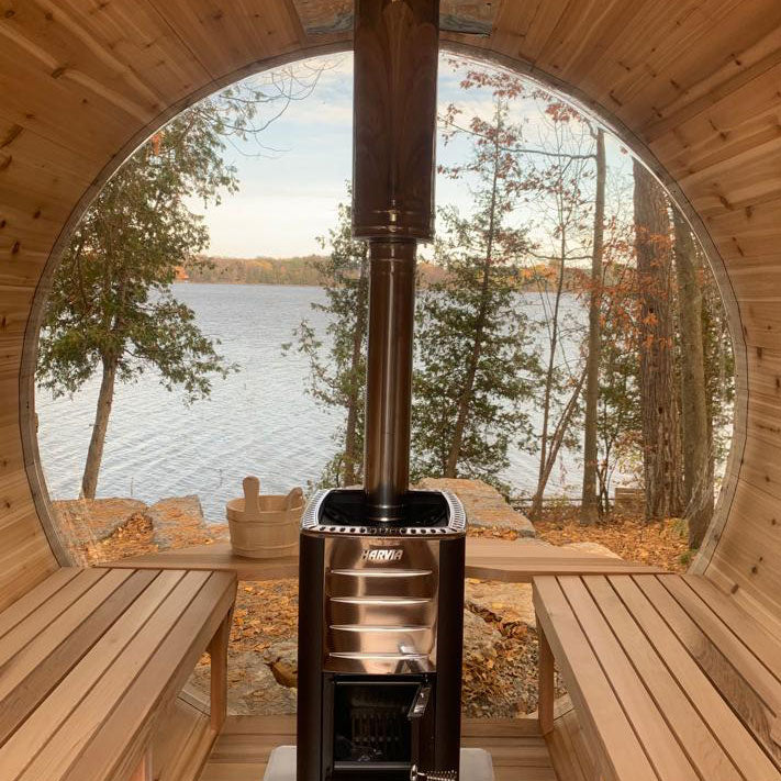 Panoramic Barrel Saunas