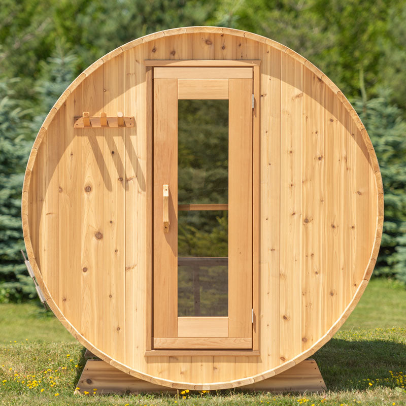 Panoramic Barrel Saunas