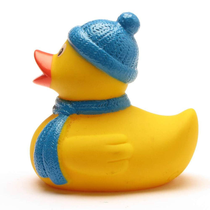 Winter rubber duck