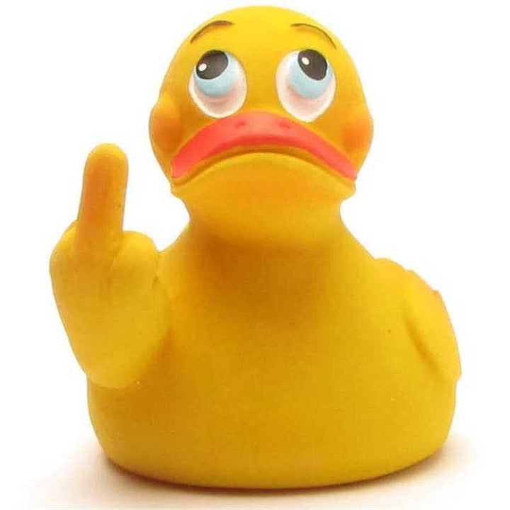 Middle-Finger Rubber Duck "Siggi"