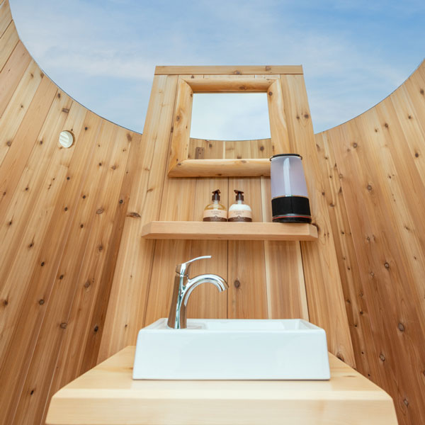 Skylight Washroom and Shower Combo