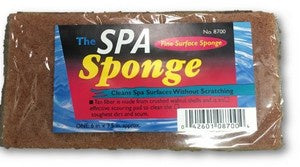 The Spa Sponge - Tan fiber made from walnut shells