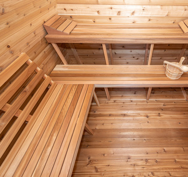 Pod Sauna with Porch and Changeroom