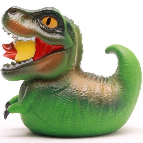 T-Rex Bath Duck - green - Rubber Duck