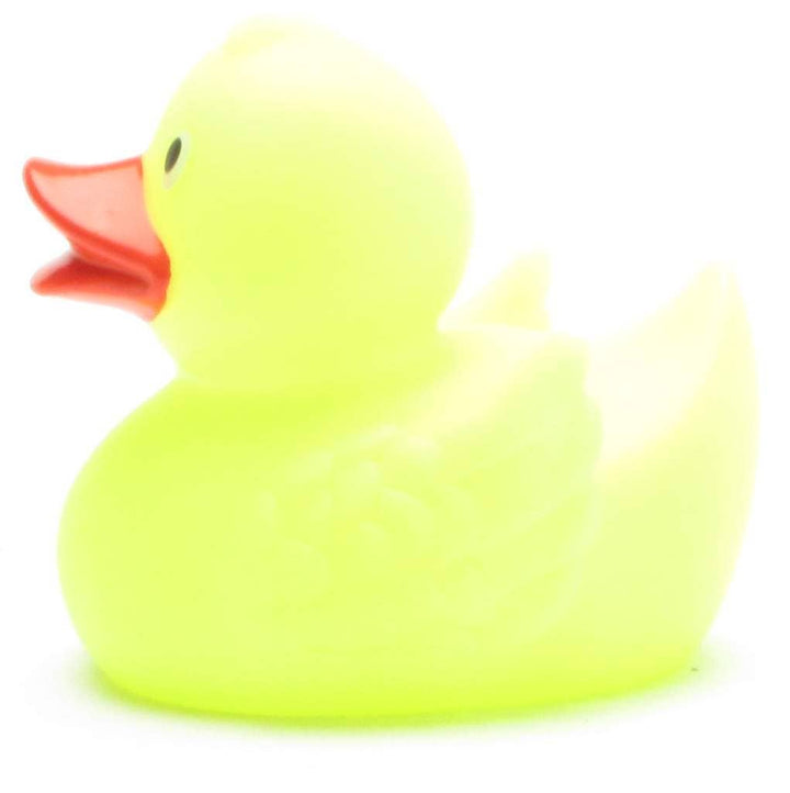 Glow-in-the-dark rubber duck - yellow