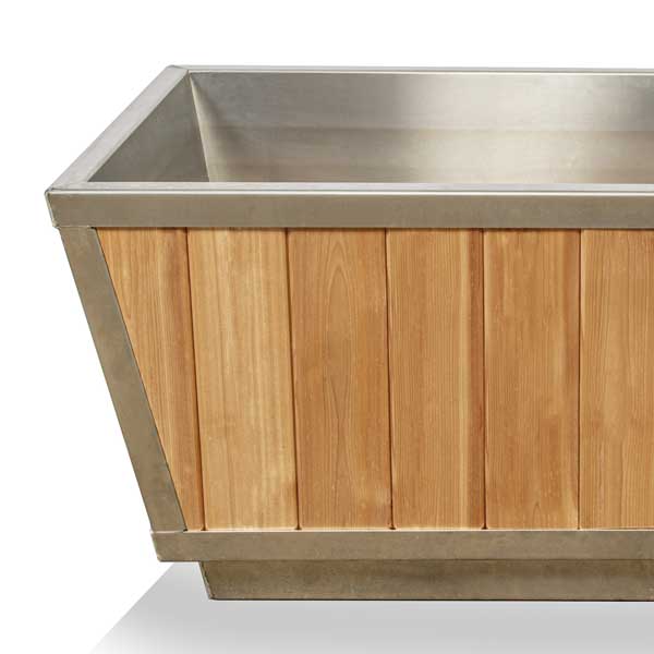 Exterior Cladding for Cold Plunge Pool