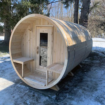 Canadian Timber Serenity Electric Barrel Sauna