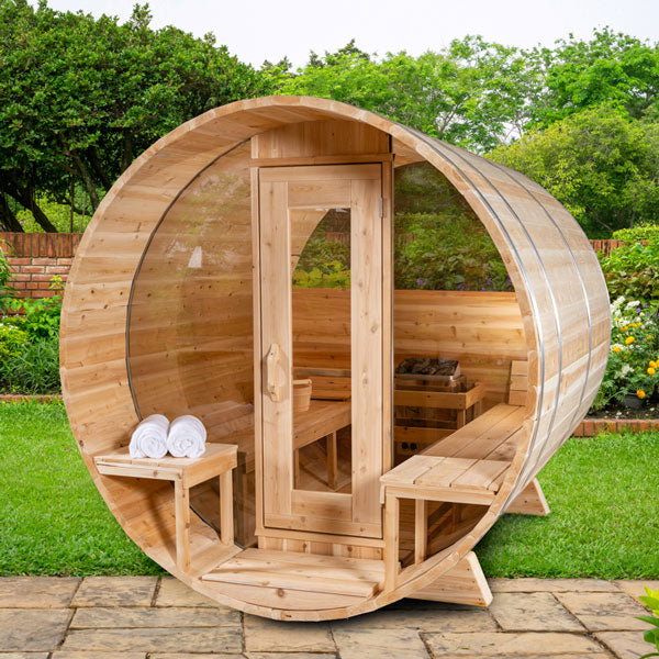 Canadian Timber Serenity Electric Barrel Sauna