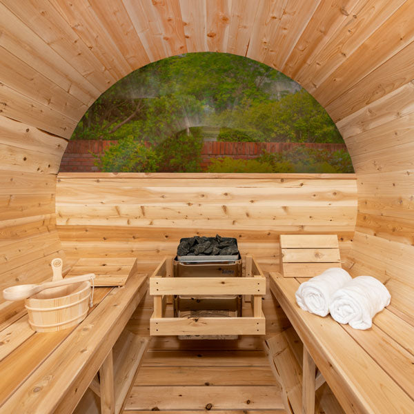 Canadian Timber Tranquility Wood Fired Barrel Sauna