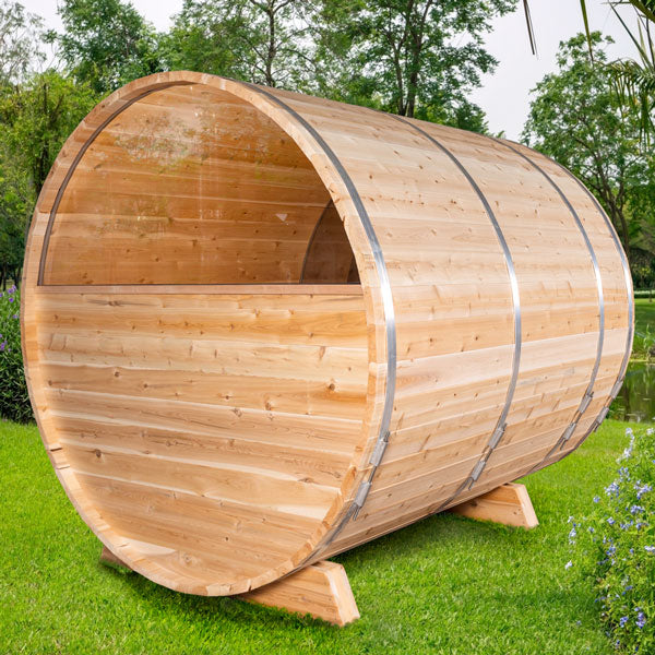 Canadian Timber Tranquility Wood Fired Barrel Sauna