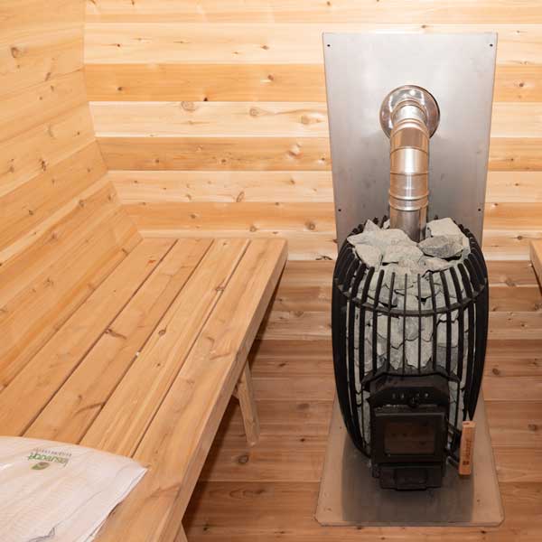 Canadian Timber Elation Wood Fired Barrel Sauna