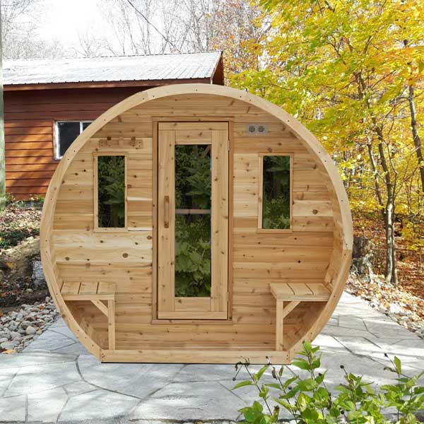 Canadian Timber Elation Wood Fired Barrel Sauna