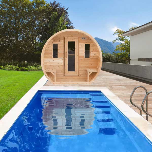 Canadian Timber Elation Wood Fired Barrel Sauna