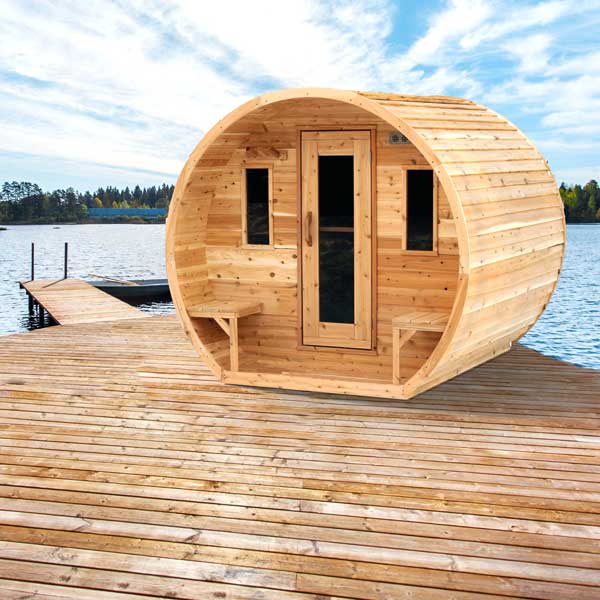 Canadian Timber Elation Wood Fired Barrel Sauna
