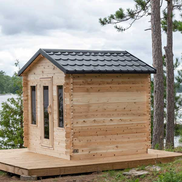 Canadian Timber Georgian Cabin Wood Fired Sauna