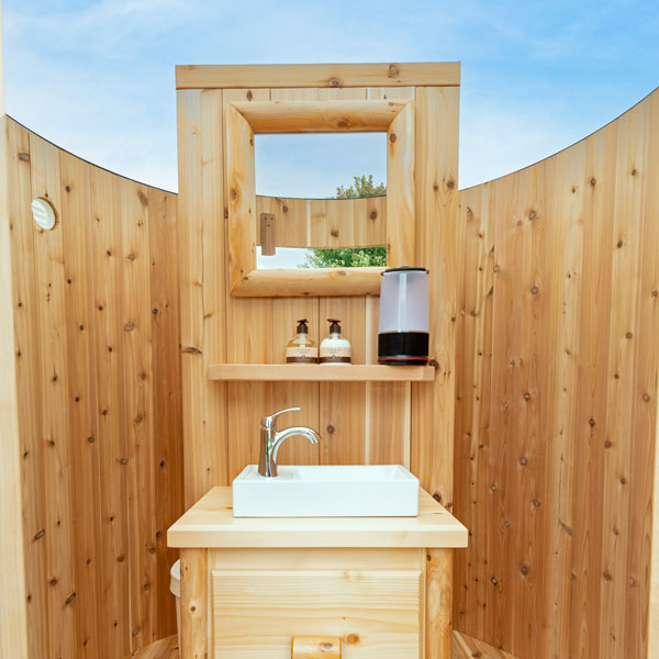 Skylight Washroom Interior Walls for Shower and Toilet